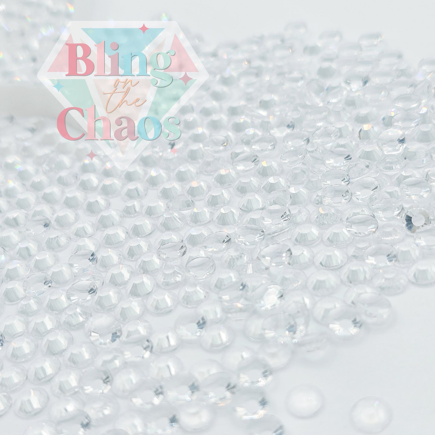 Transparent Rhinestone-Glass Rhinestones-Bling on the Chaos