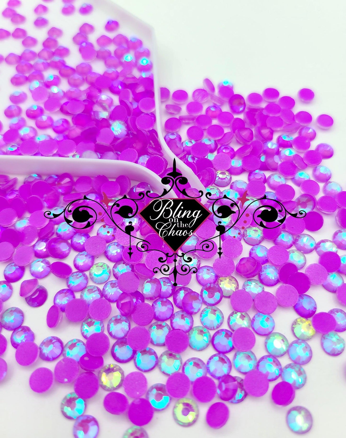 Amethyst AB Luminous Rhinestone-Glass Rhinestones-Bling on the Chaos