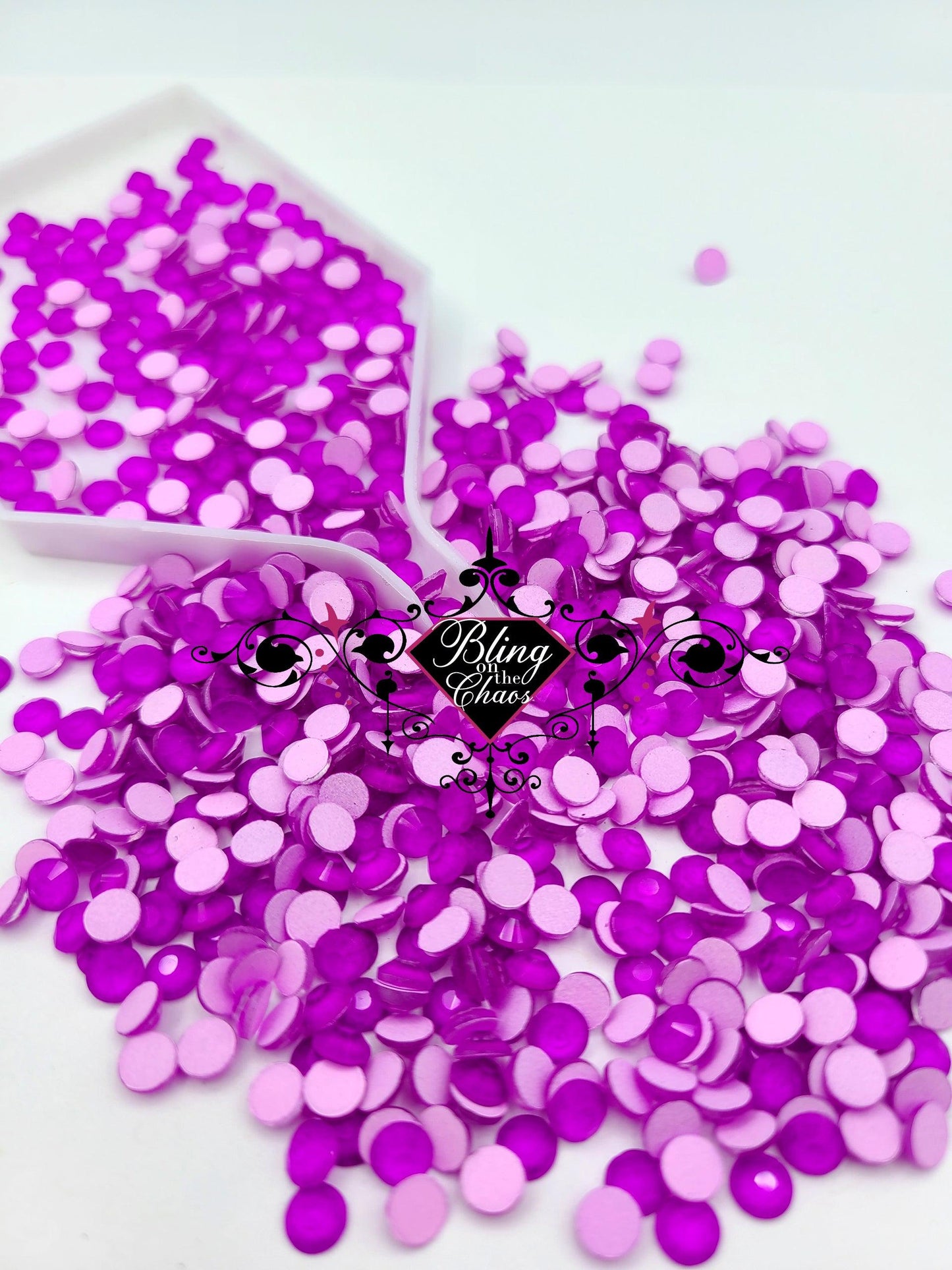 Amethyst/Purple Neon Rhinestone-Glass Rhinestones-Bling on the Chaos