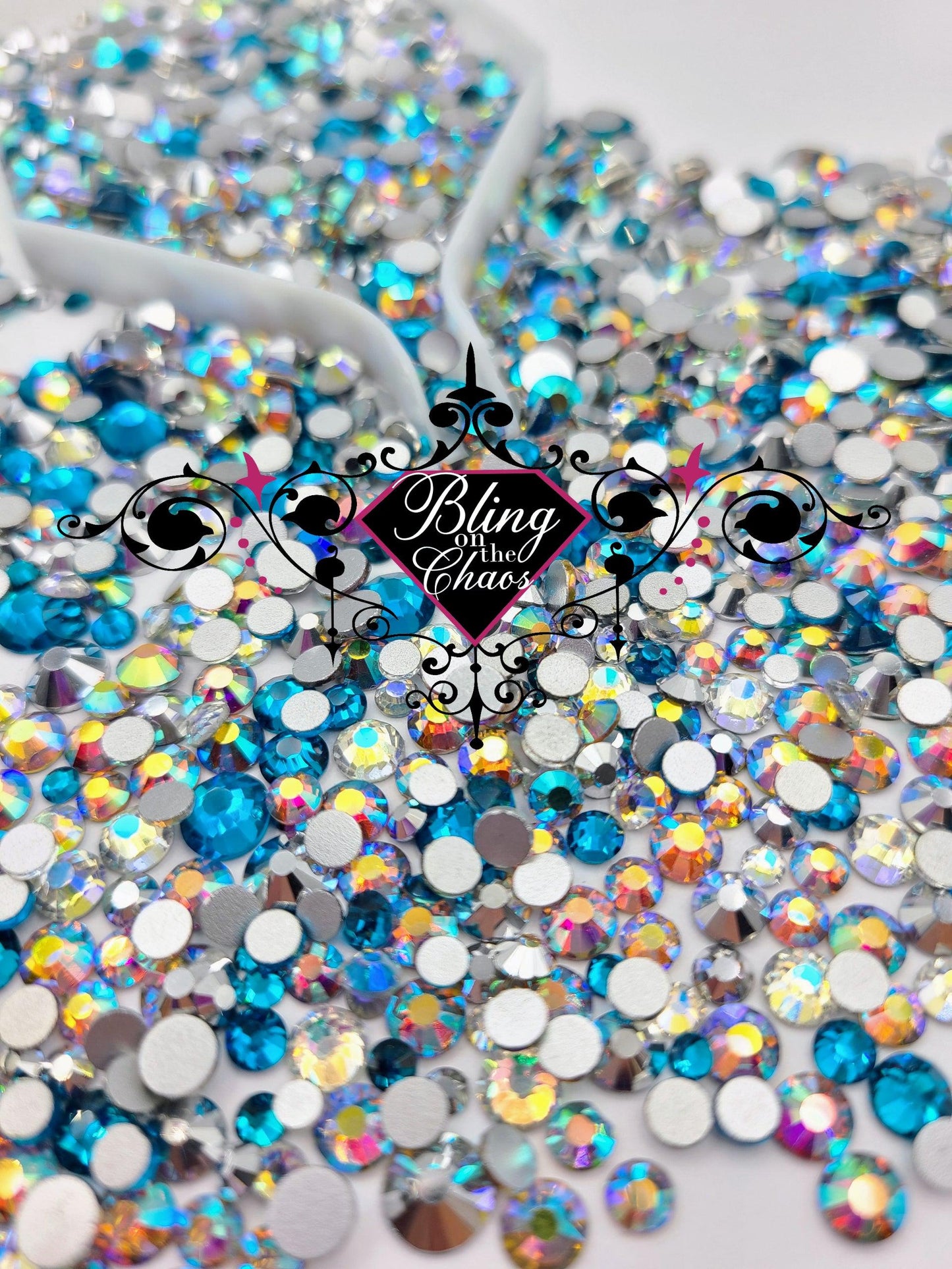 Bavaro Beach Specialty Mix-Glass Rhinestones-Bling on the Chaos