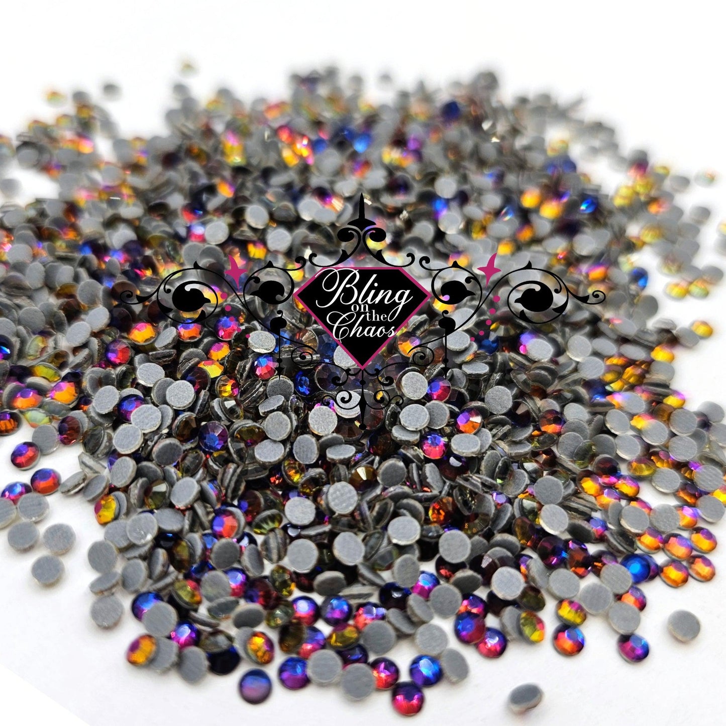 Blue Flame Hotfix Rhinestones-Bling on the Chaos