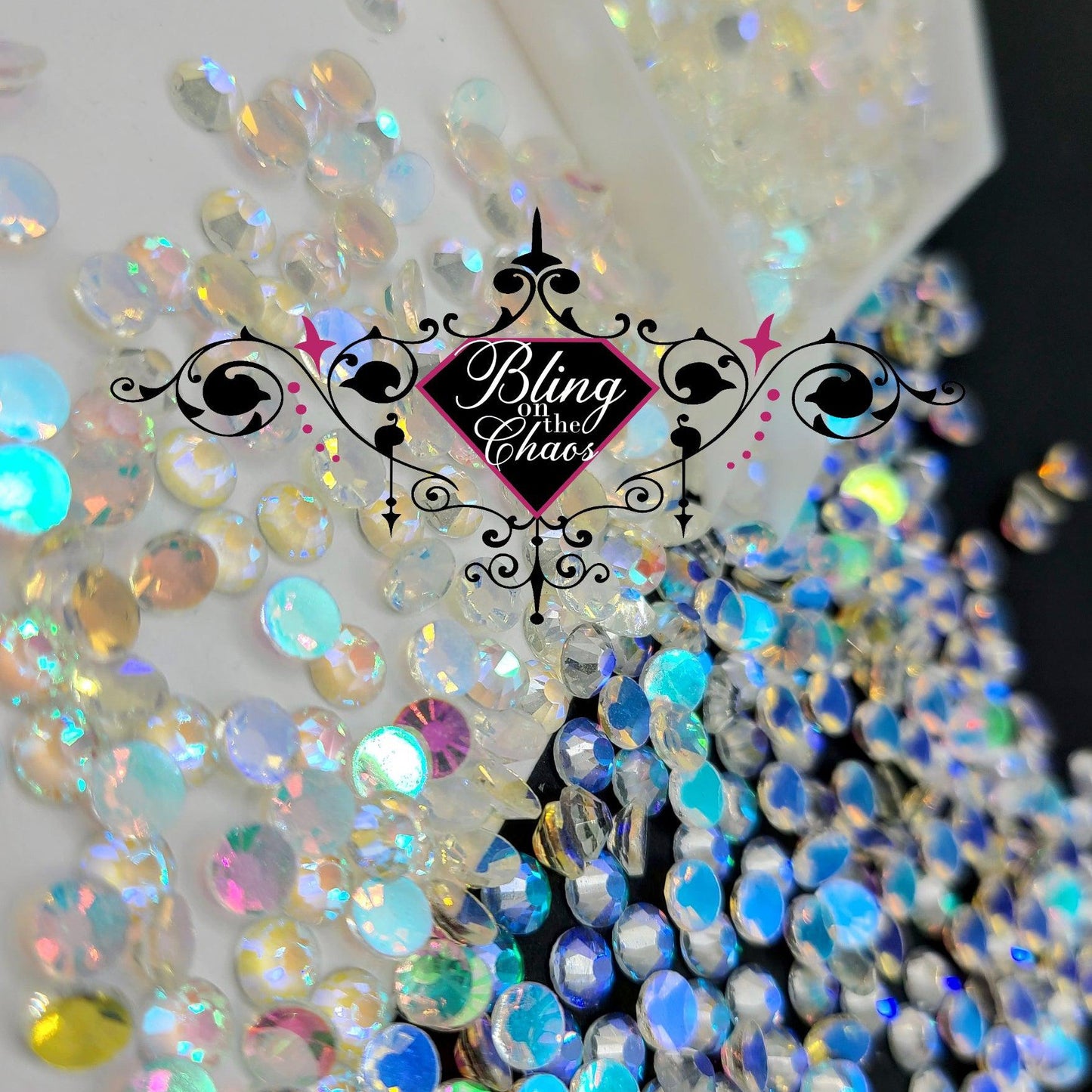 Classic Blue Aurora Rhinestone-Glass Rhinestones-Bling on the Chaos