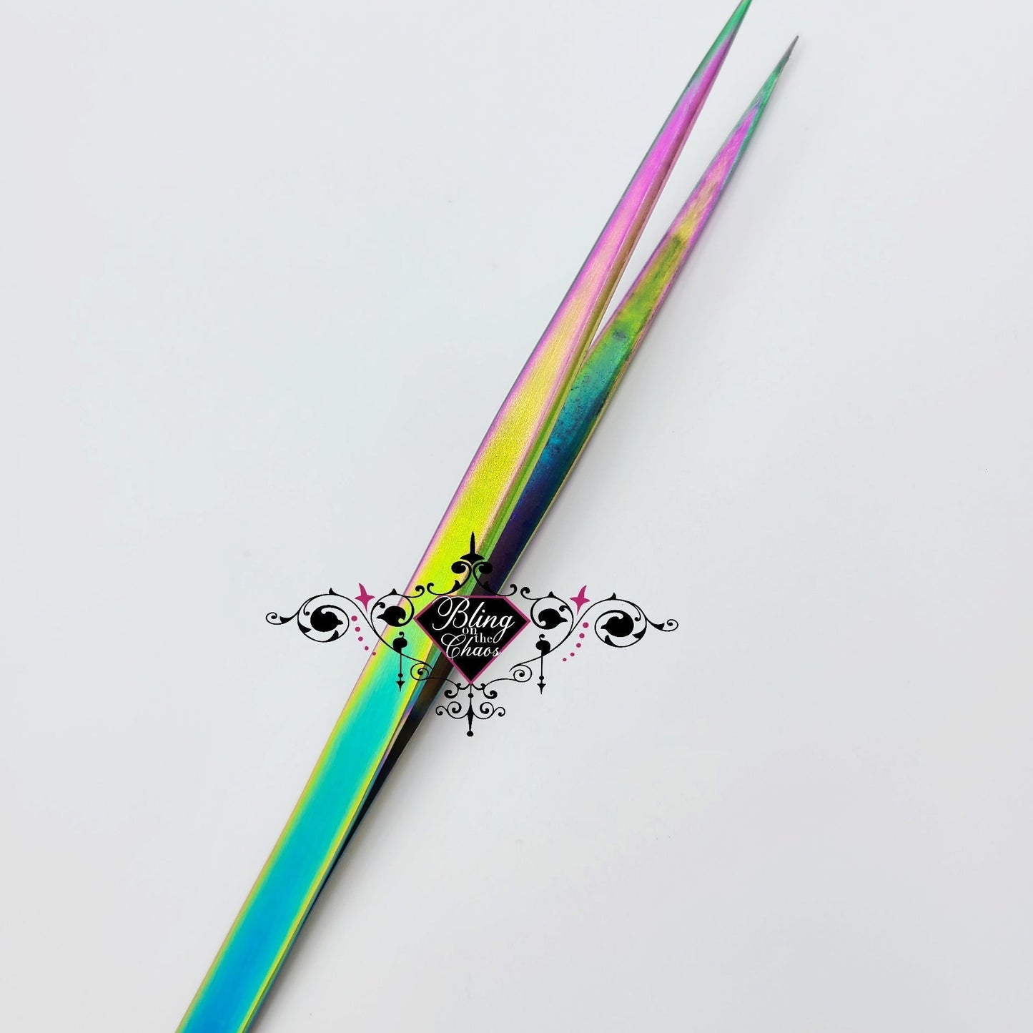 Curved or Straight Fine Point Tweezers-Tools-Bling on the Chaos