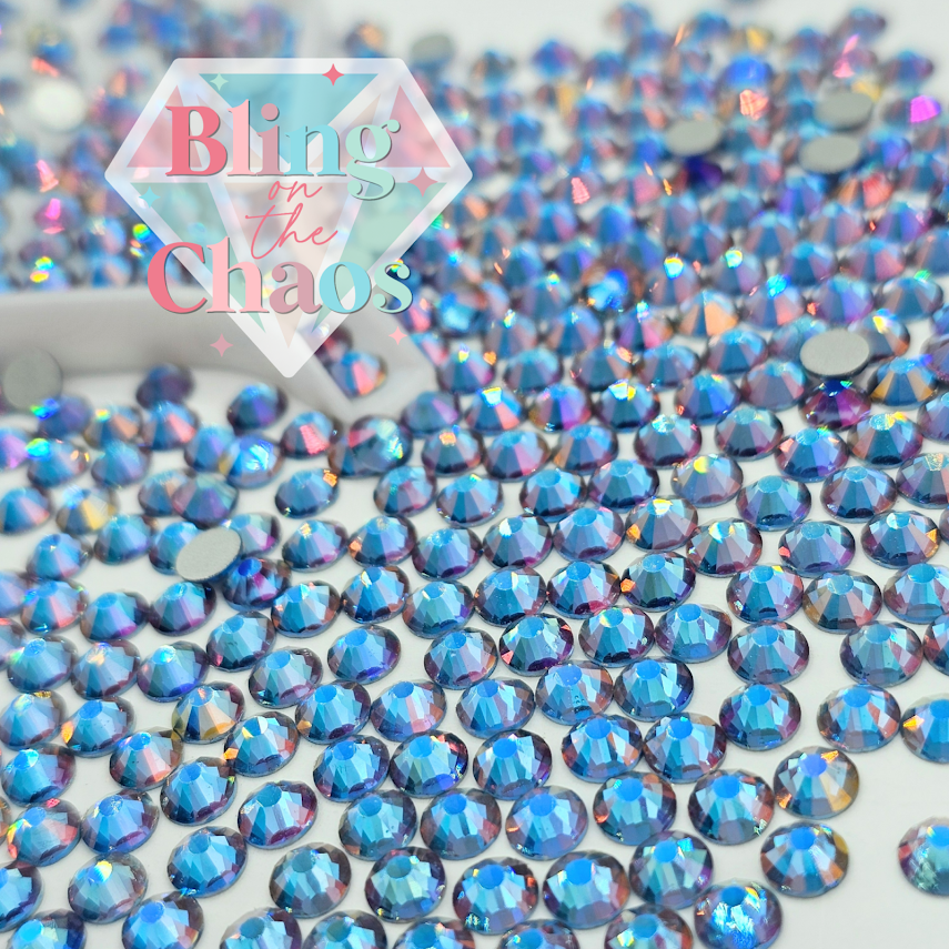 Divine Light Sapphire Rhinestone-Glass Rhinestones-Bling on the Chaos