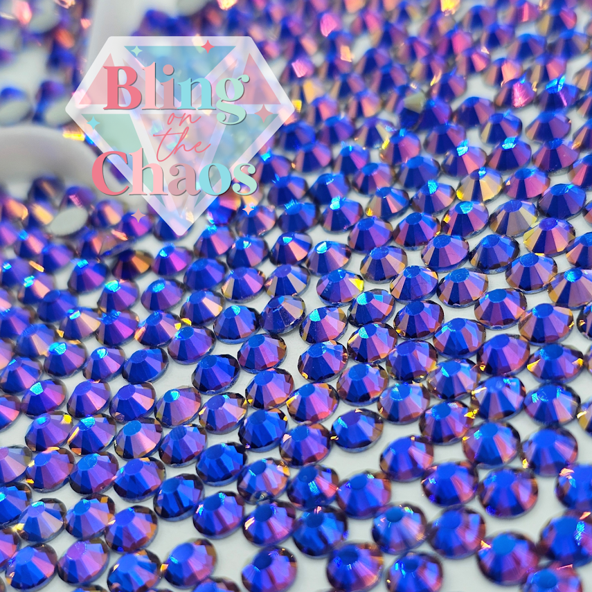Divine Sapphire Rhinestone-Glass Rhinestones-Bling on the Chaos