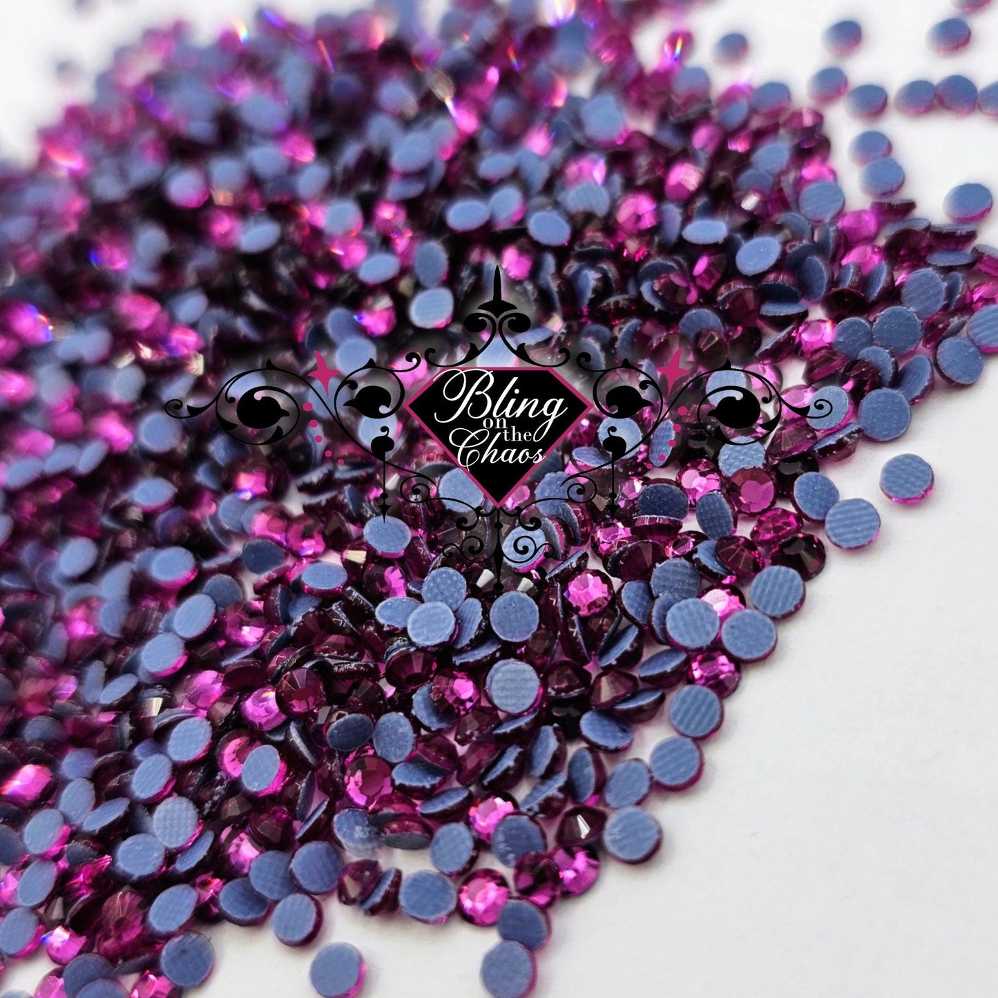 Fuchsia Hotfix Rhinestones-Bling on the Chaos