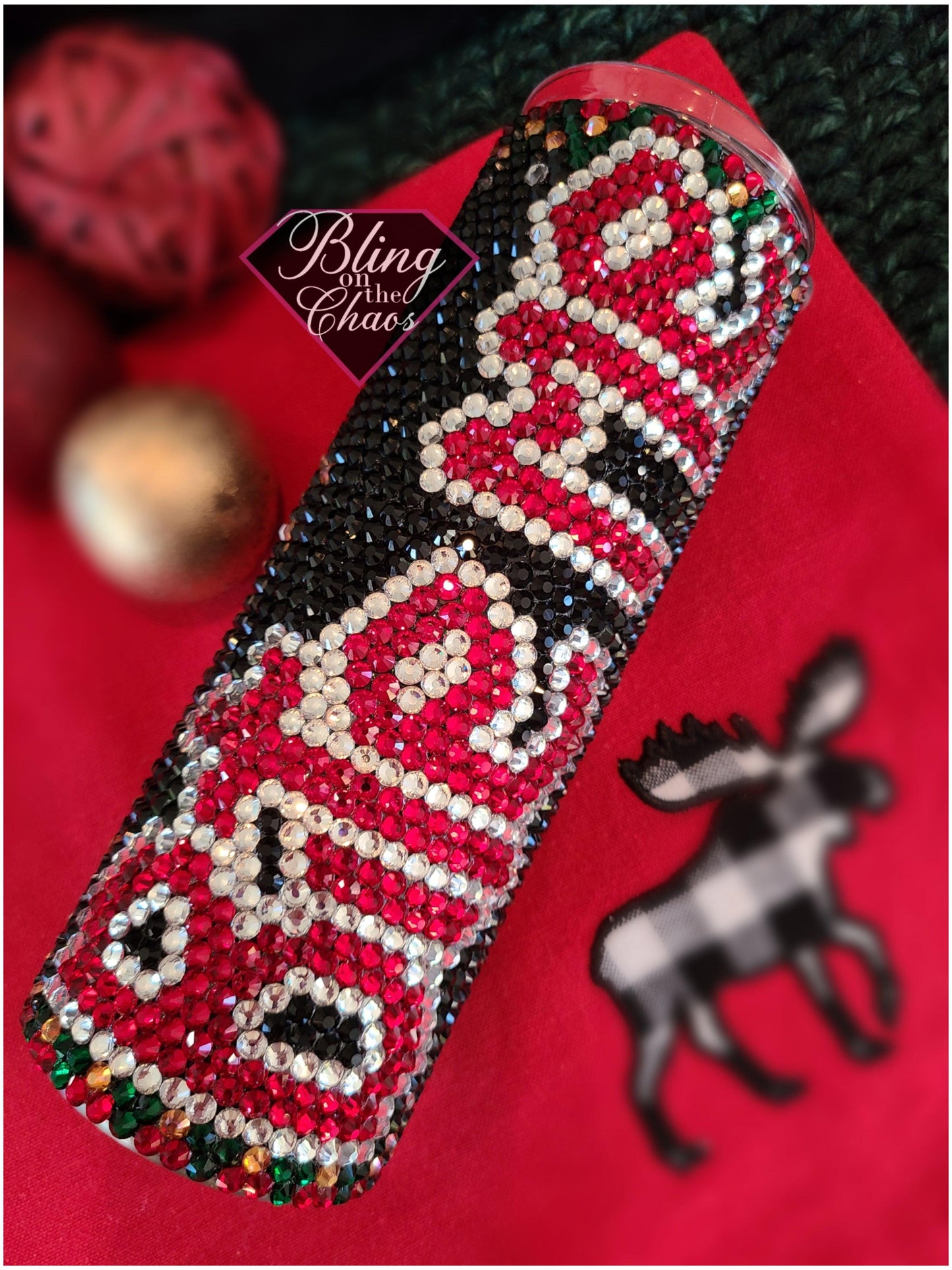 Gingerbread Bite Me SS20 Honeycomb Pattern-Template-Bling on the Chaos