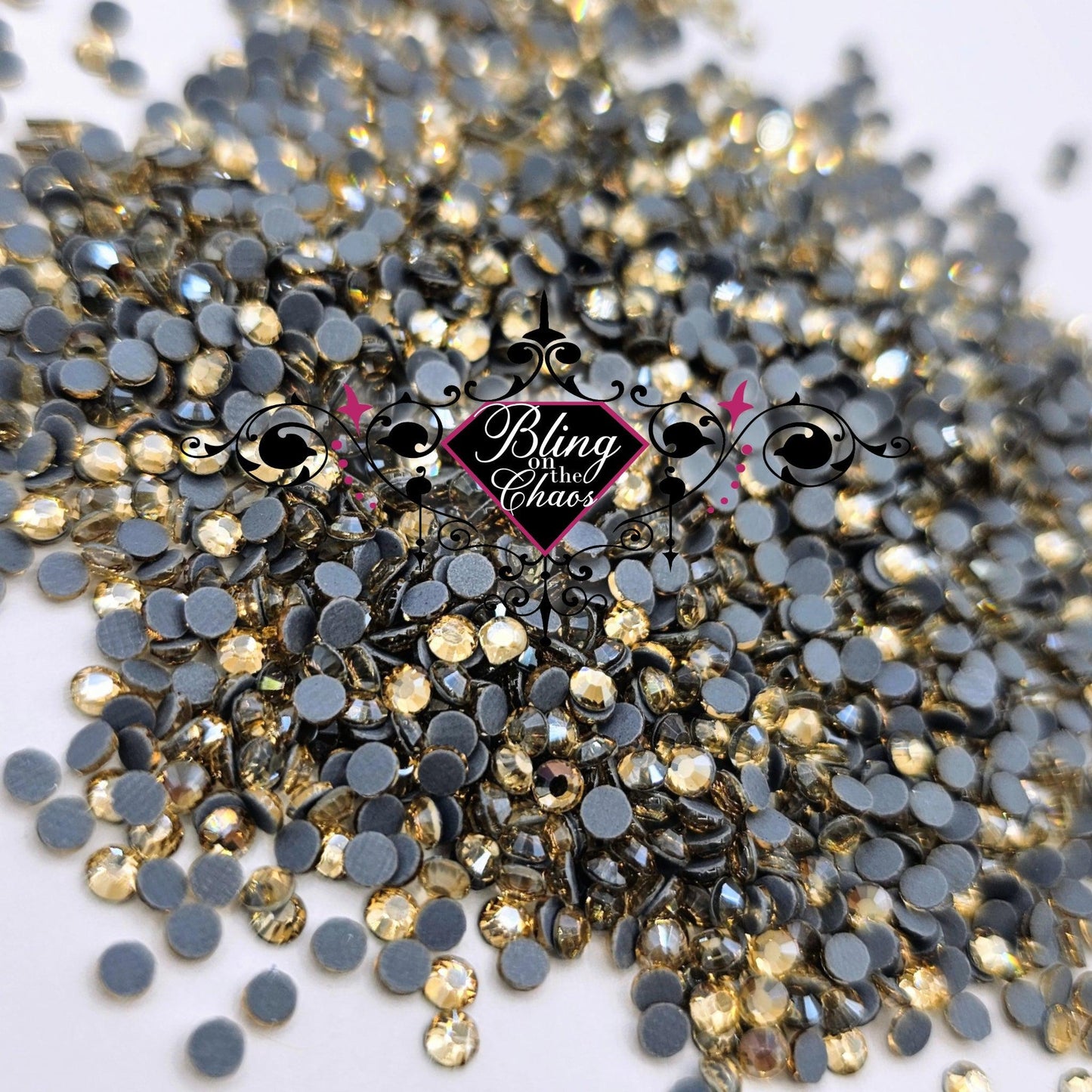 Golden Shadow Hotfix Rhinestones-Bling on the Chaos