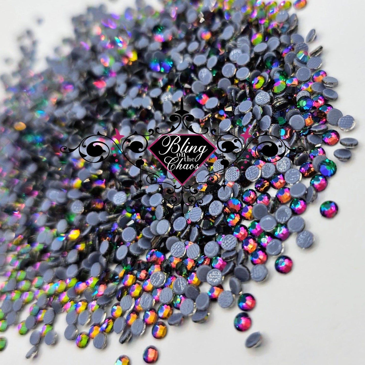 Green Flame Hotfix Rhinestones-Bling on the Chaos