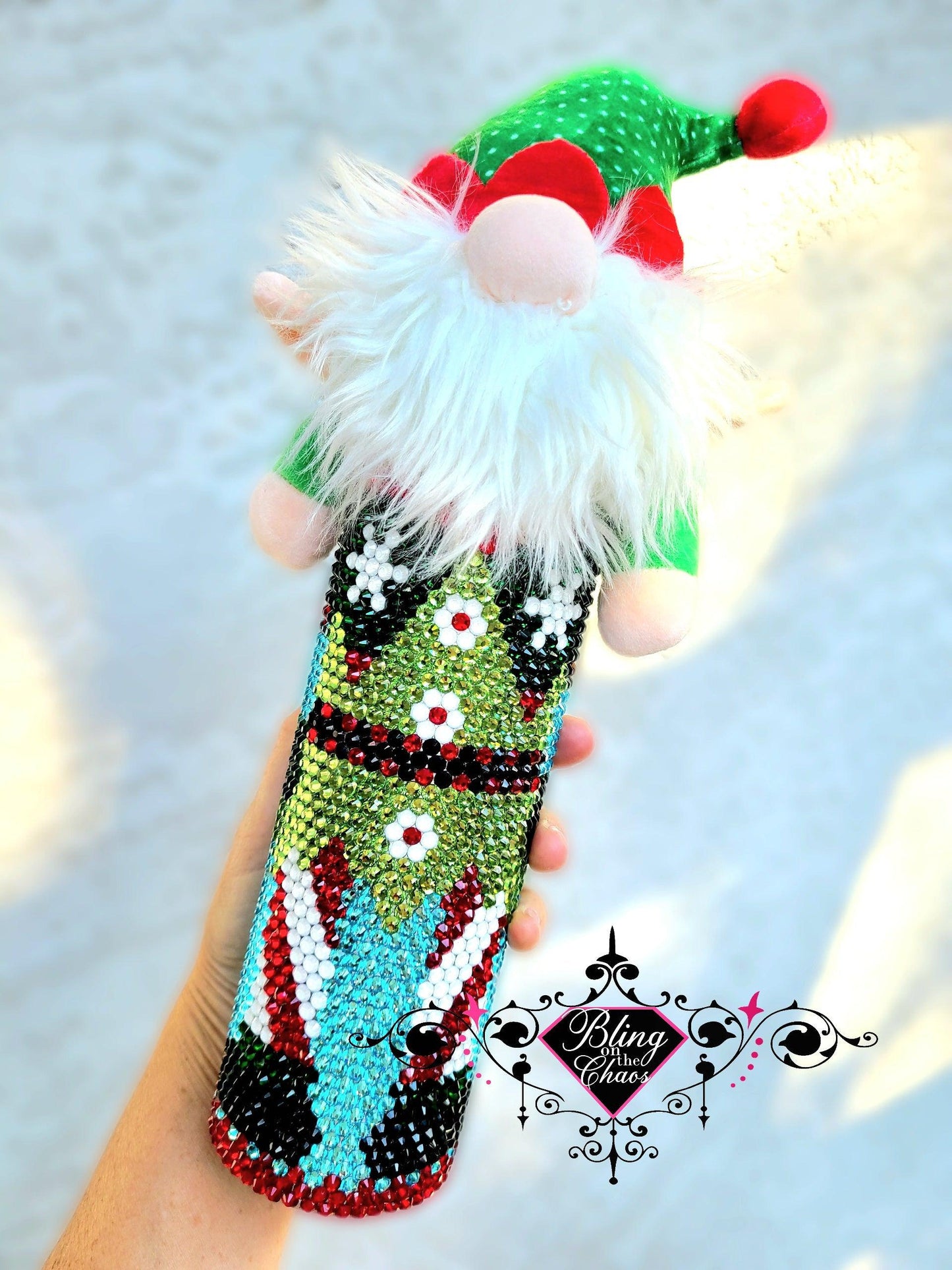 Holiday Elf SS20 Honeycomb Pattern-Template-Bling on the Chaos