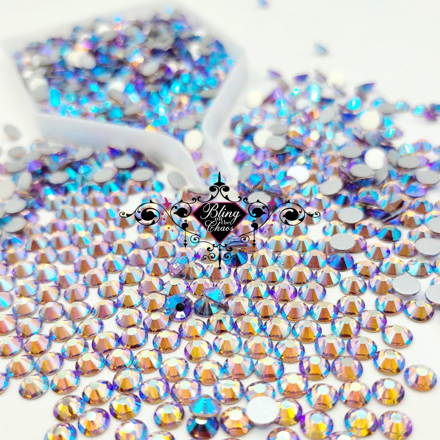 Light Amethyst AB Rhinestone-Glass Rhinestones-Bling on the Chaos