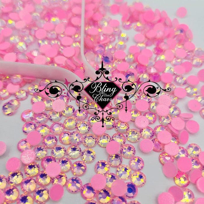 Light Rose Luminous Opal Rhinestone-Glass Rhinestones-Bling on the Chaos