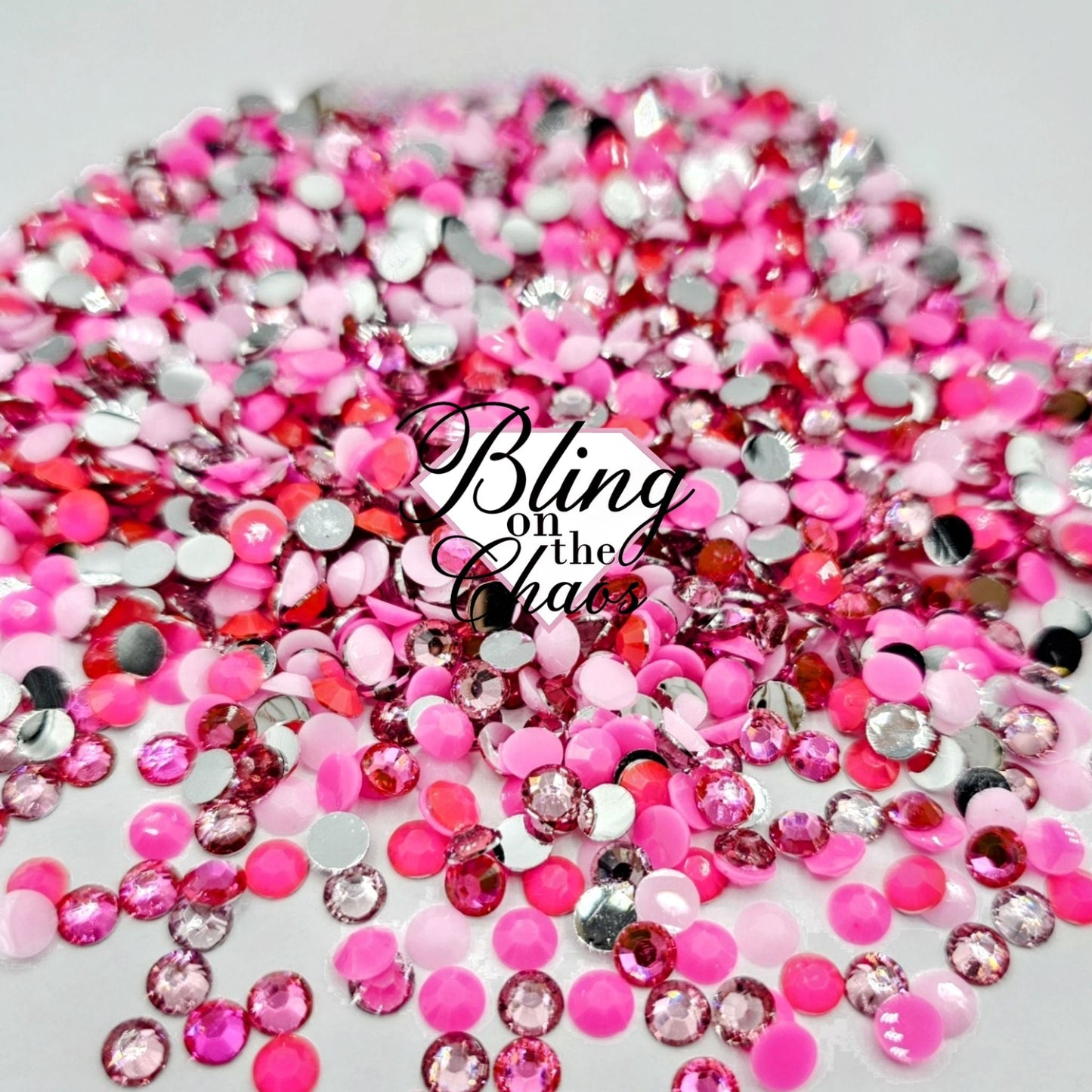 Monochrome Neon Resin Mix!-Bling on the Chaos