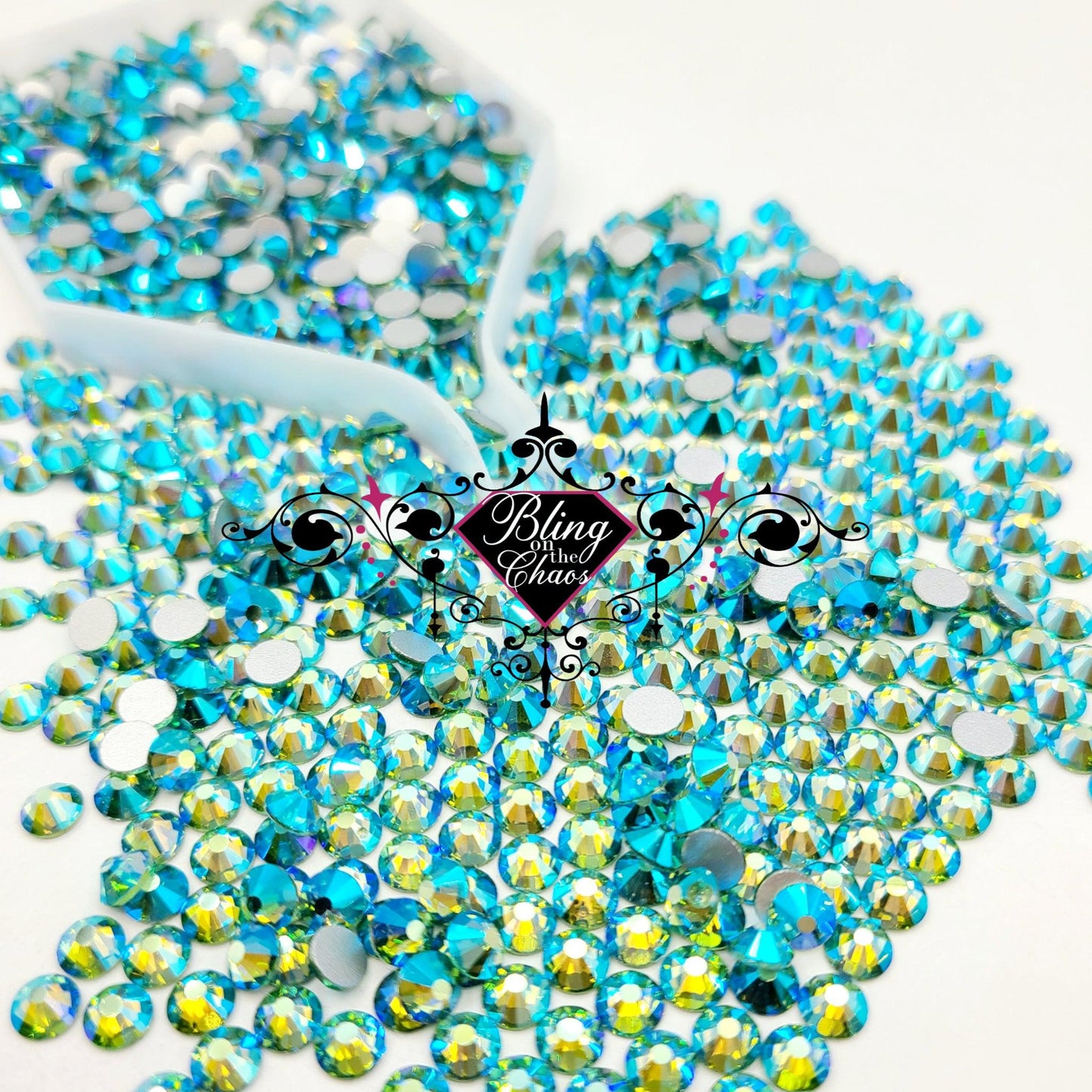 Peridot AB Rhinestone-Glass Rhinestones-Bling on the Chaos