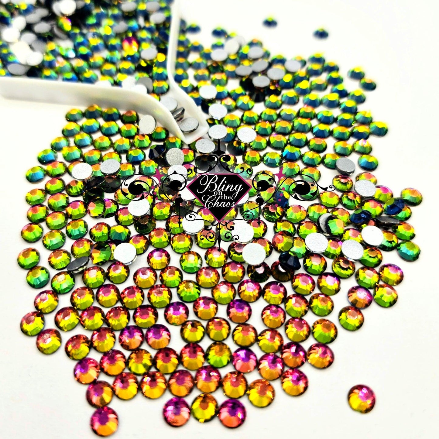 Rainbow Rhinestone-Glass Rhinestones-Bling on the Chaos