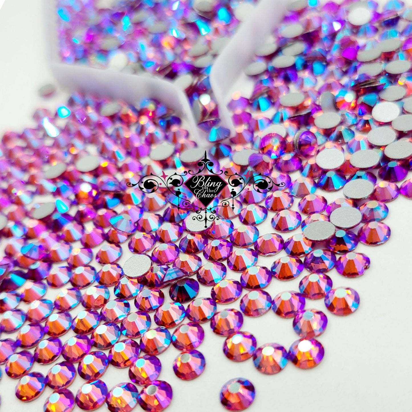 Rose AB Rhinestone-Glass Rhinestones-Bling on the Chaos