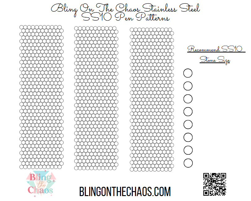 FREE Blank Bling Pen Template-Template-Bling on the Chaos