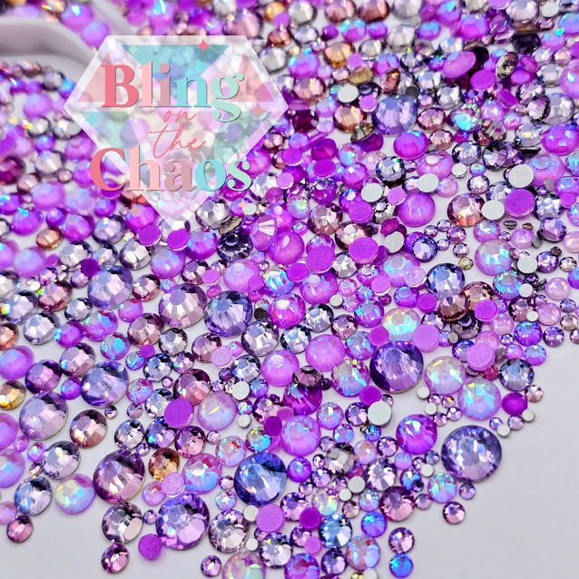 Seraphina Siren Specialty Glass Mix-Glass Rhinestones-Bling on the Chaos