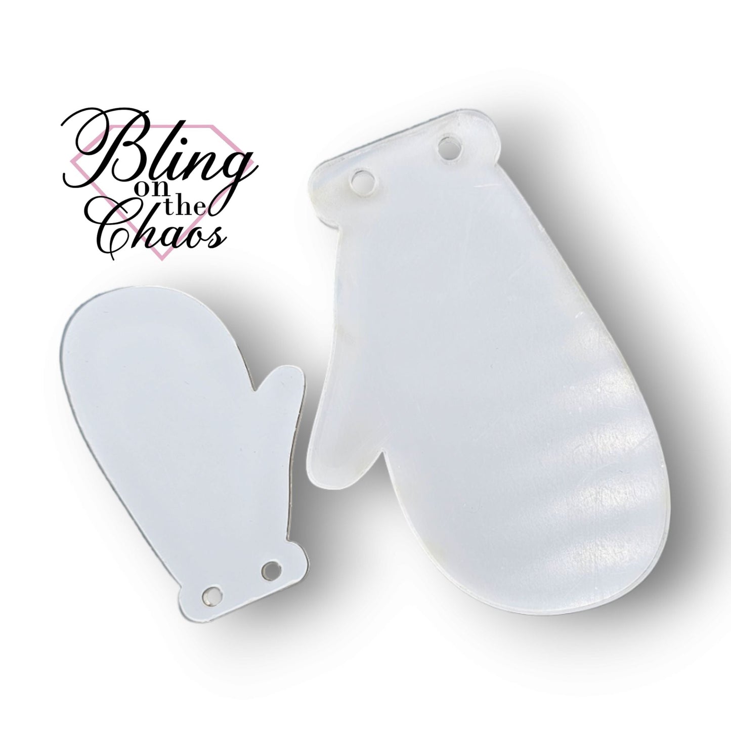 Set of Two Mittens-Bling on the Chaos