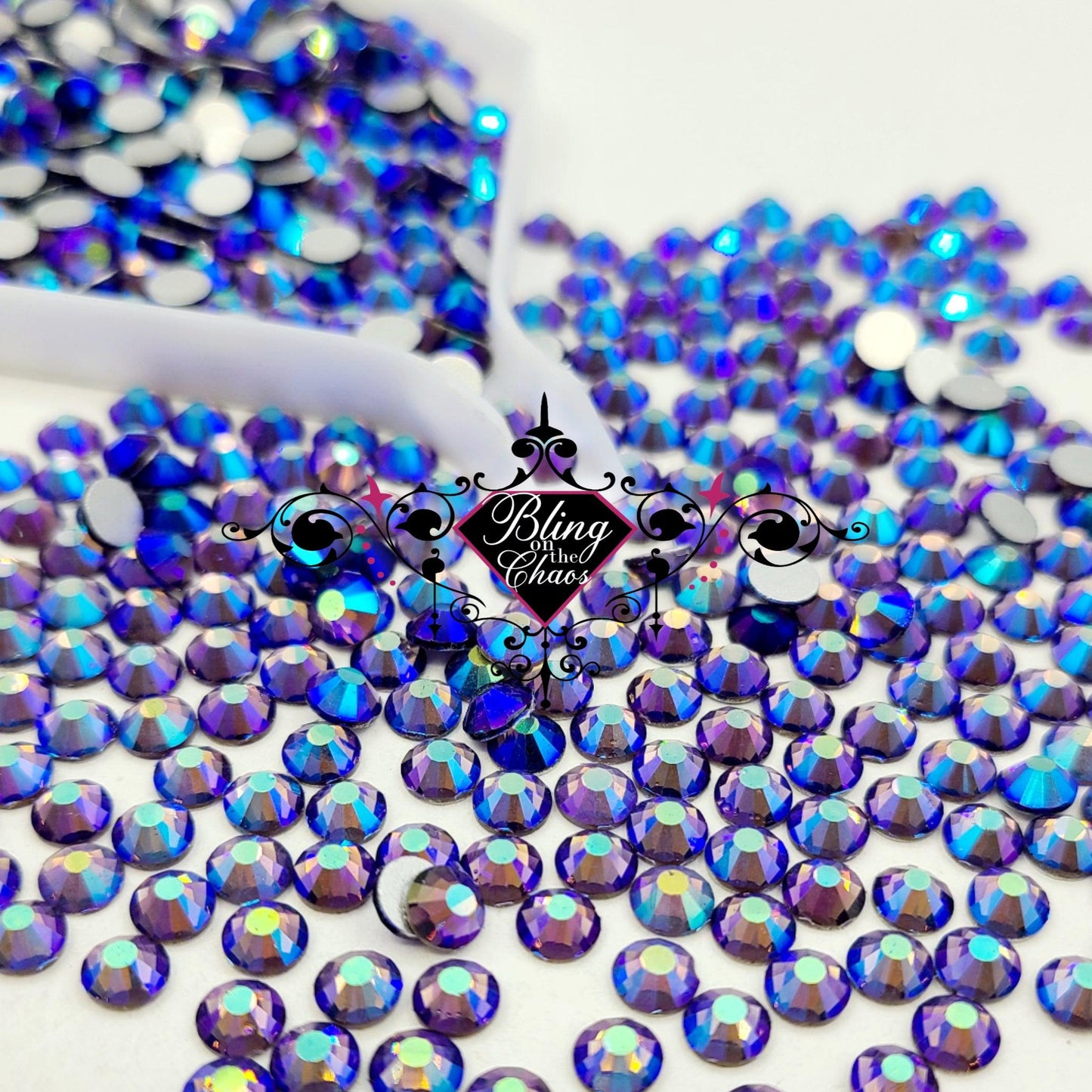 Tanzanite AB Rhinestone-Glass Rhinestones-Bling on the Chaos