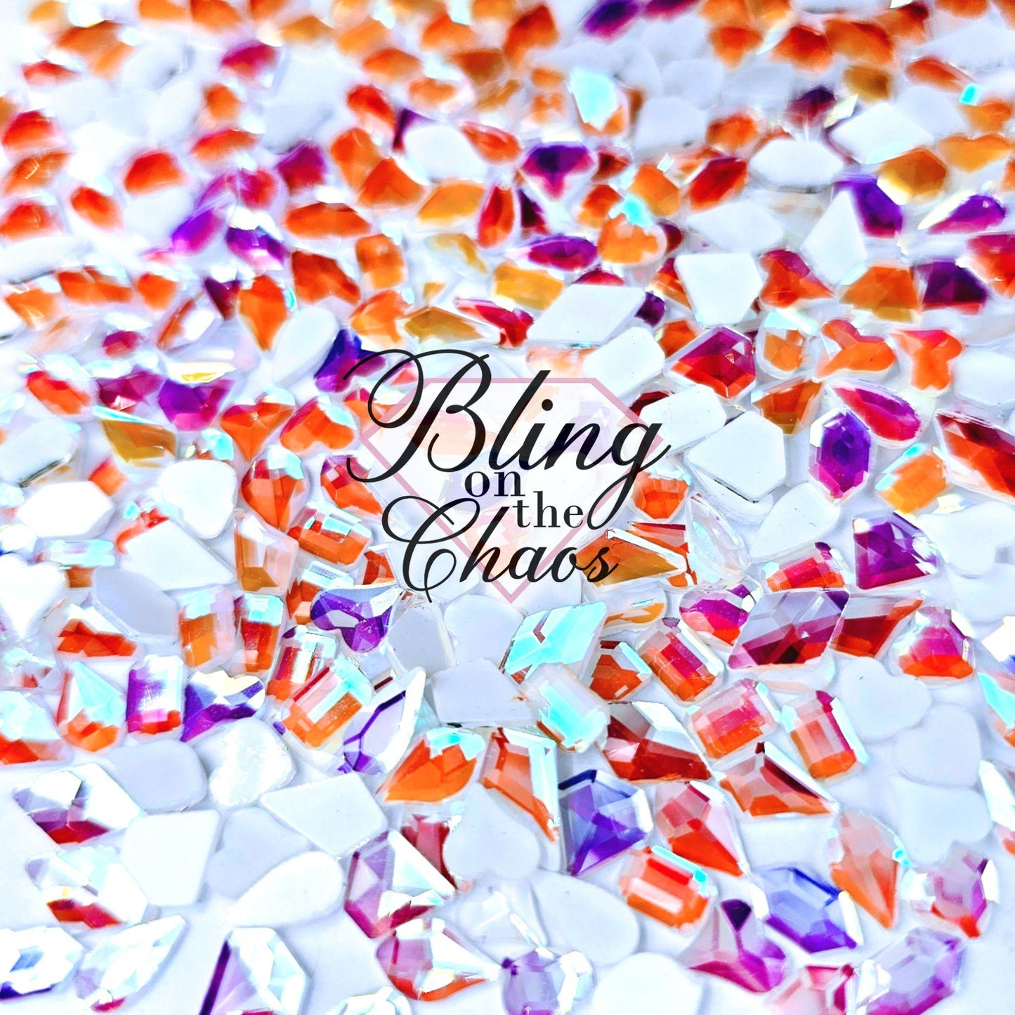 Vivid Opal Assorted Shapes-Bling on the Chaos