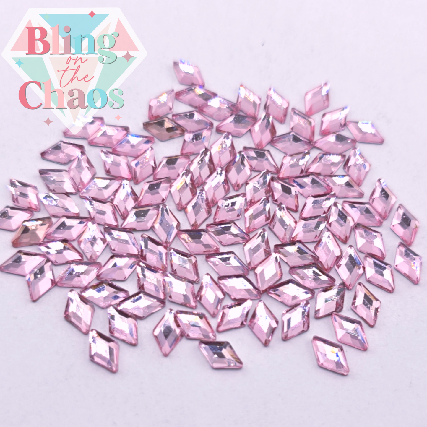 Light Rose Rhombus Shape