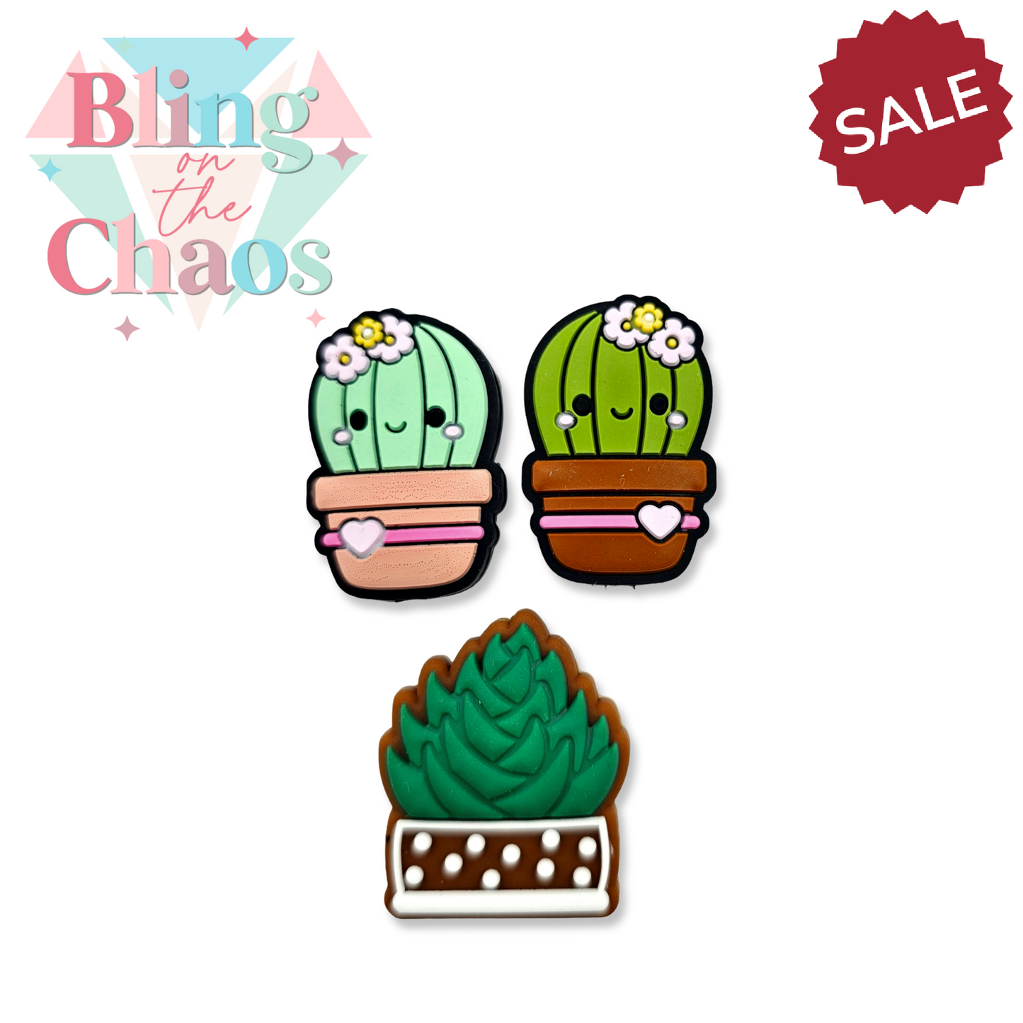 Cactus #3 Silicone Focals-Bling on the Chaos