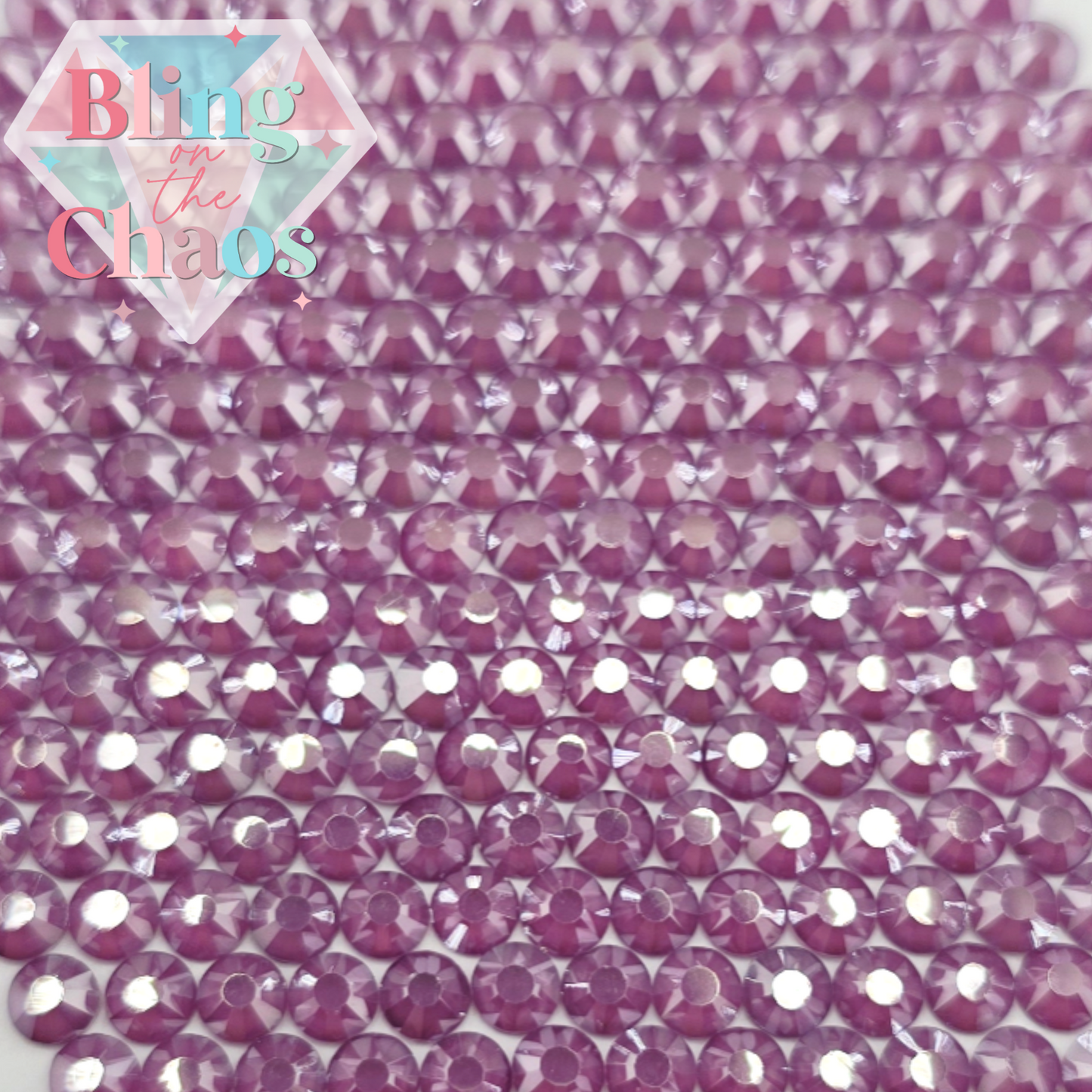 Neon Plum Luster Rhinestone