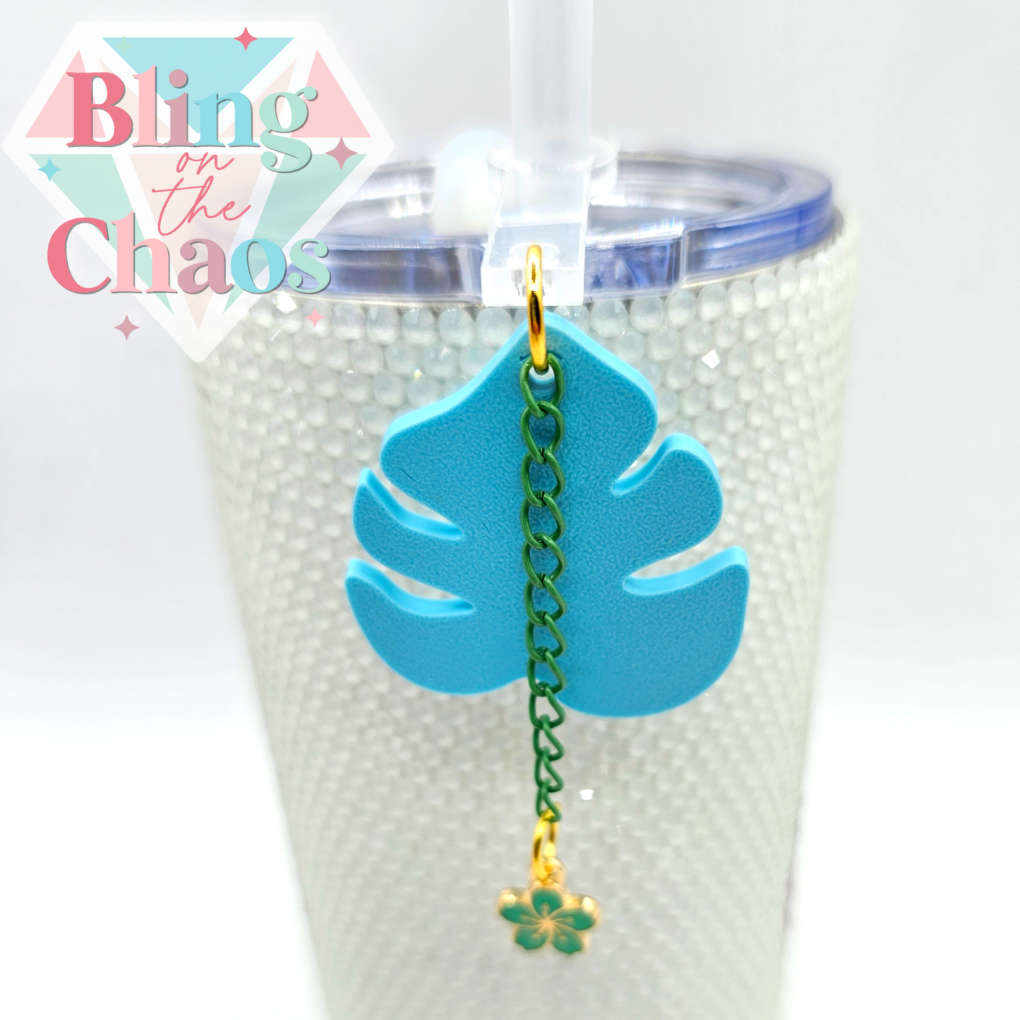 Monstera Straw Swinger-Bling on the Chaos