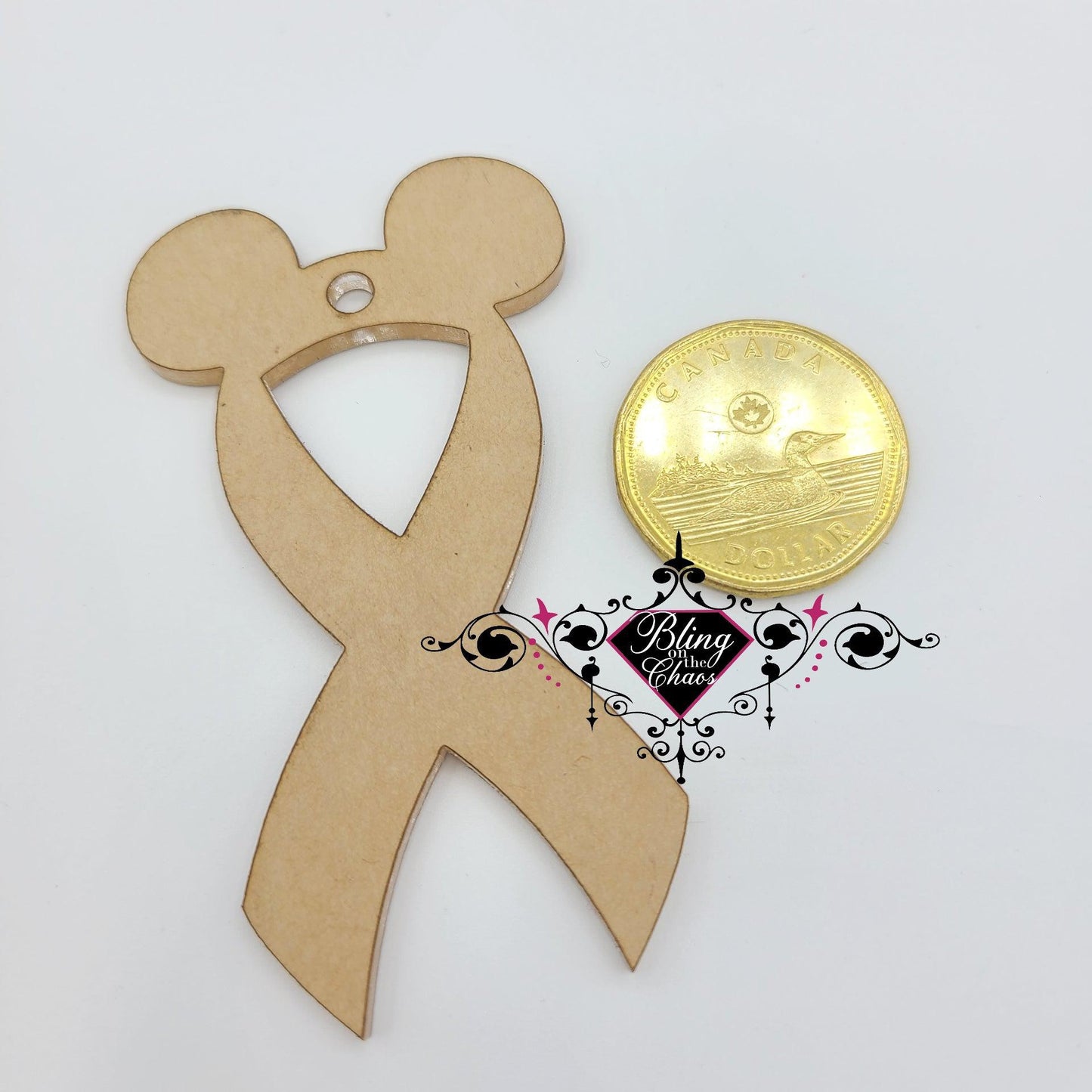 Awareness Ribbon Mouse Ears 3"-Bling on the Chaos
