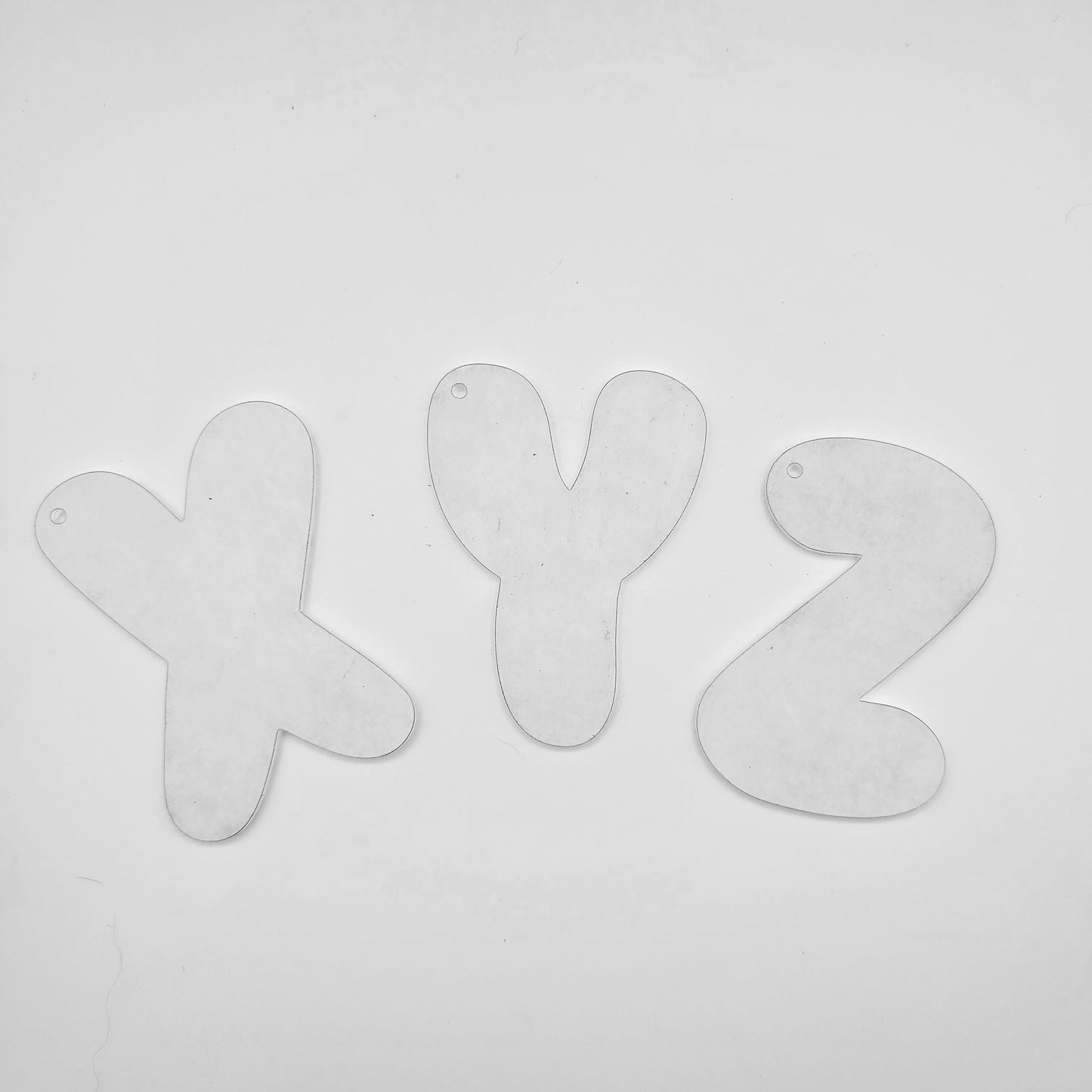 Comic Alphabet 3" Acrylic Blank-Bling on the Chaos