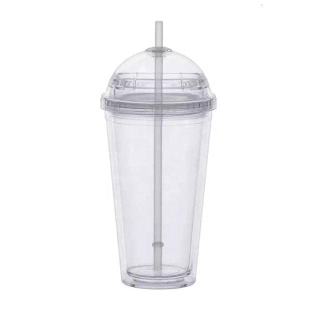Double Walled Clear Acrylic Dome Tumbler-Bling on the Chaos