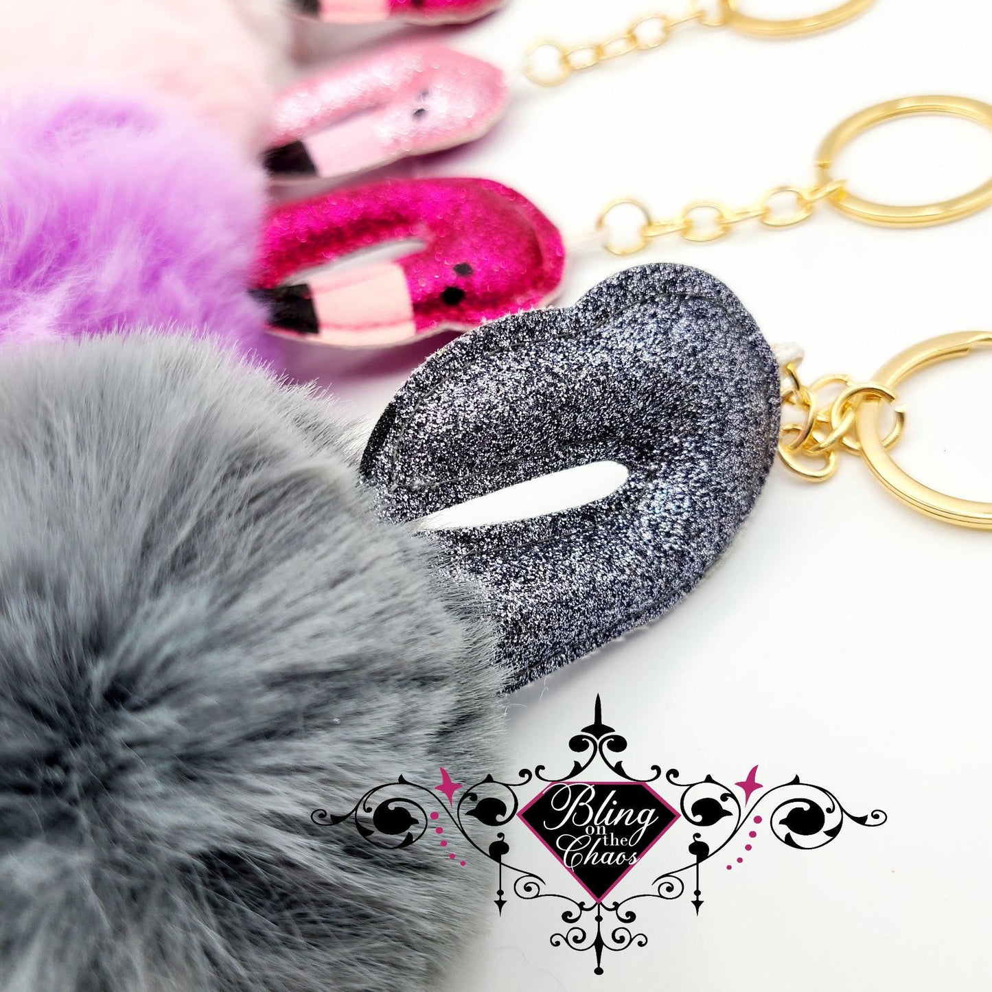Flamingo 3" Pompom-Bling on the Chaos