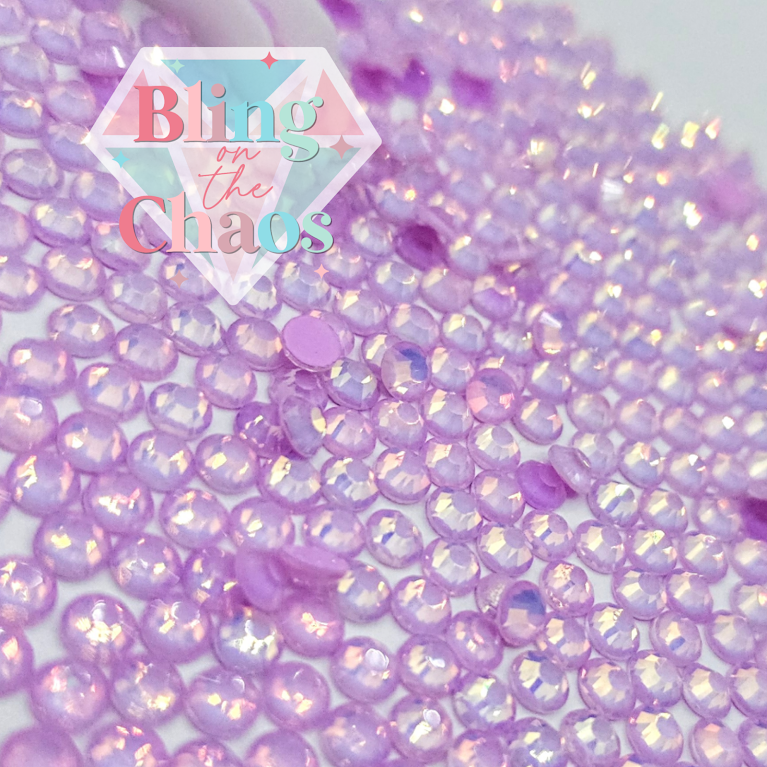 Amethyst Mocha Opal-Glass Rhinestones-Bling on the Chaos