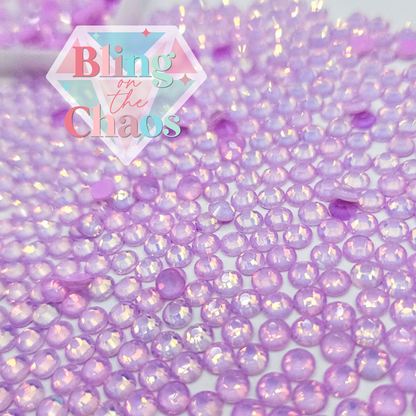 Amethyst Mocha Opal-Glass Rhinestones-Bling on the Chaos