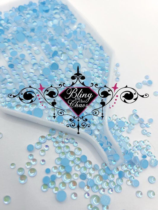 Baby Blue/Light Sapphire AB Mermaid Tears-Mermaid Tears-Bling on the Chaos