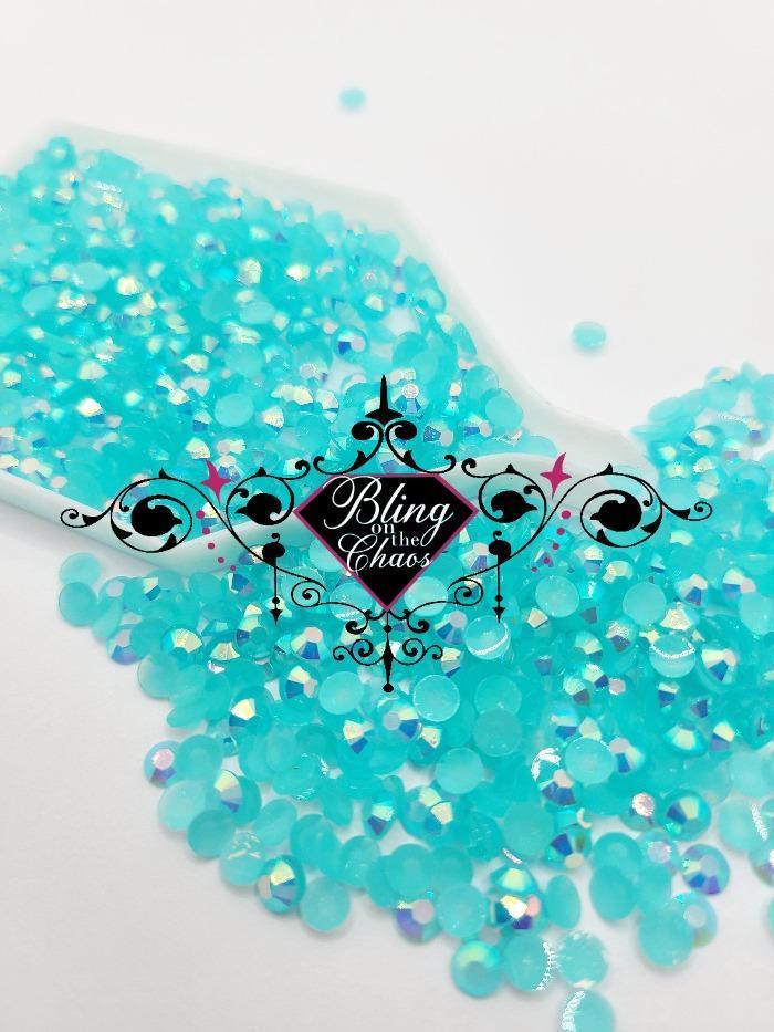 Blue Sour Jelly Resin Rhinestone-Jelly Resin Rhinestones-Bling on the Chaos