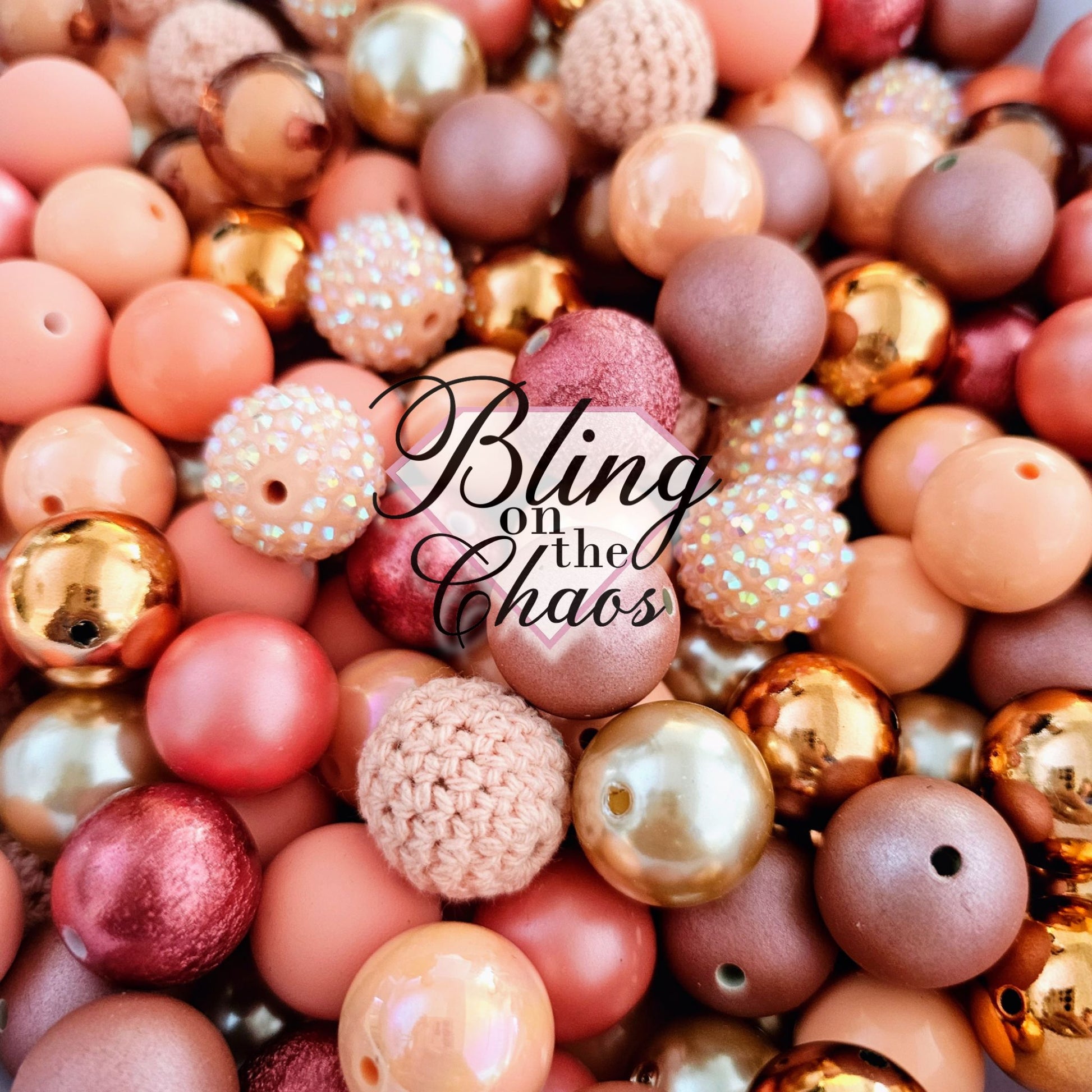 Blushing Bellini Bubblegum 20mm-Bling on the Chaos