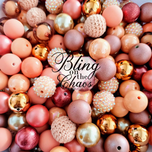 Blushing Bellini Bubblegum 20mm-Bling on the Chaos