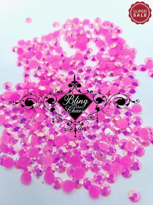 Bubble Gum Jelly Resin Rhinestone-Jelly Resin Rhinestones-Bling on the Chaos