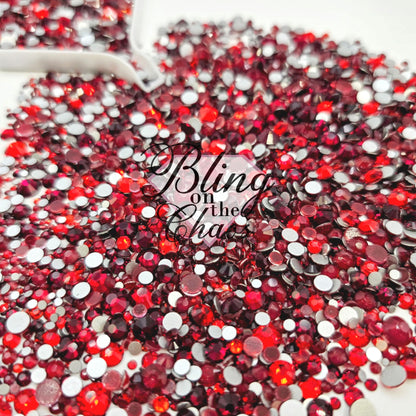 Candy Apple Specialty Mix-Glass Rhinestones-Bling on the Chaos