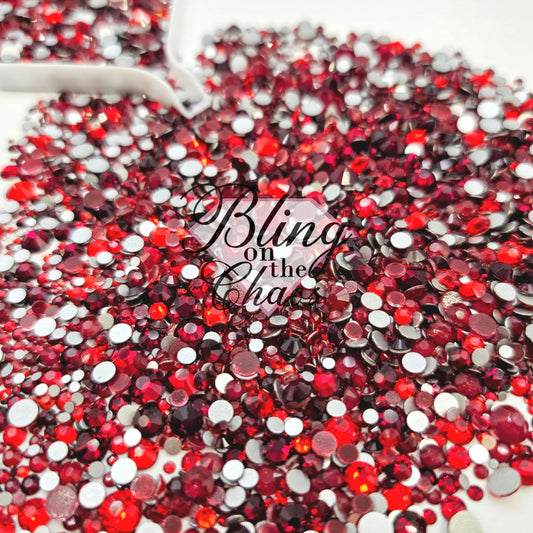Candy Apple Specialty Mix-Glass Rhinestones-Bling on the Chaos
