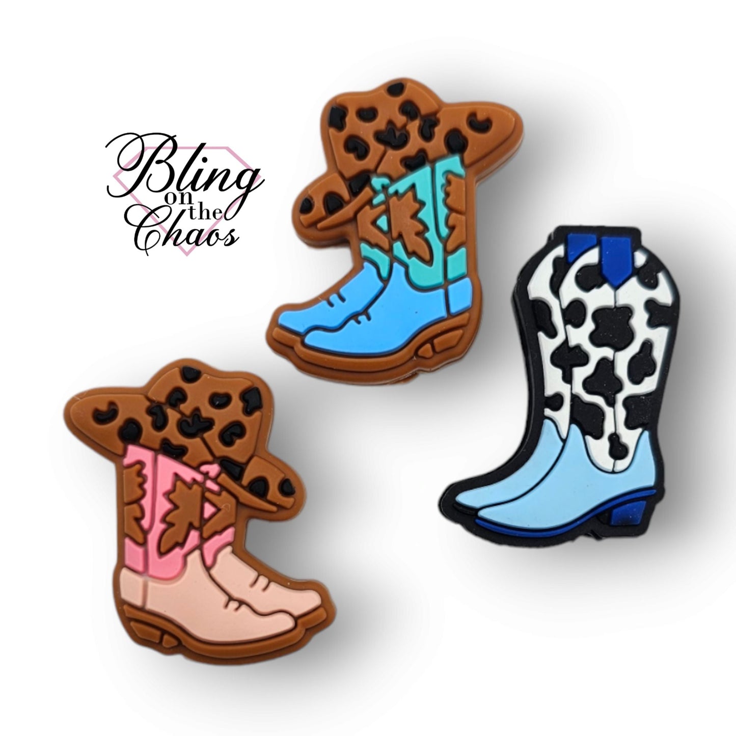 Cowboy Boots Silicone Focals-Bling on the Chaos