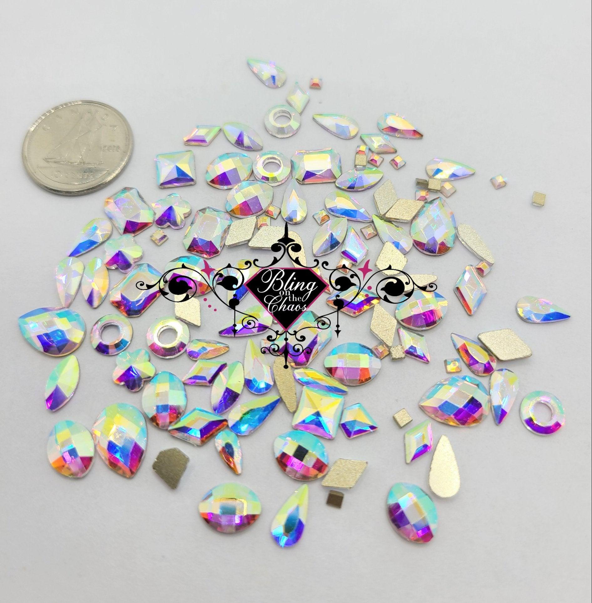 Assorted Rhinestone Shapes Glass Rhinestones – Bling on the Chaos