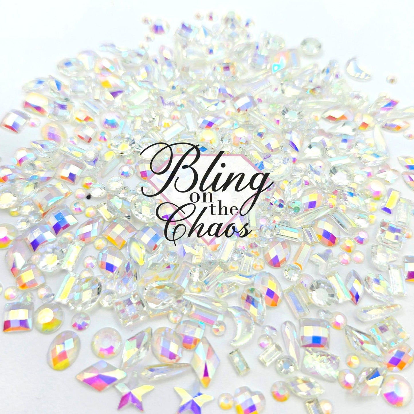 Crystal AB Transparent Resin Assorted Shapes – Bling on the Chaos