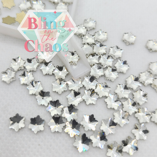 Crystal Rhinestone Snowflakes-Bling on the Chaos