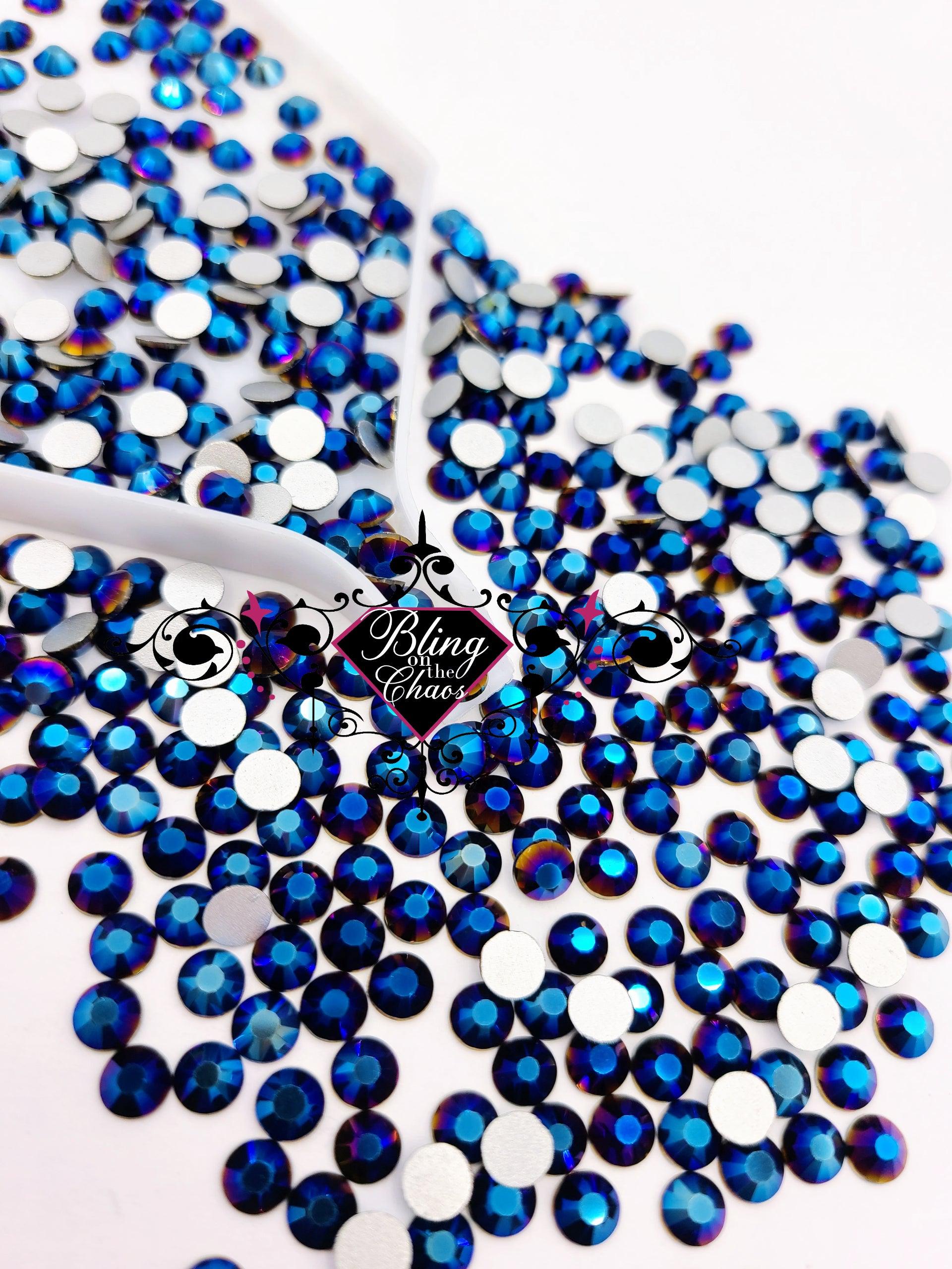 Is Rhinestone Blue A Color Dark Blue Hematite Rhinestone – Bling on the Chaos