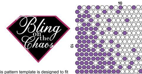 Diagonal Ombre SS20 Pattern-Template-Bling on the Chaos