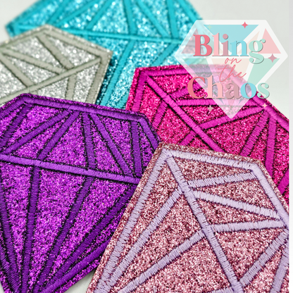 Embroidered Sparkle Diamond-Bling on the Chaos