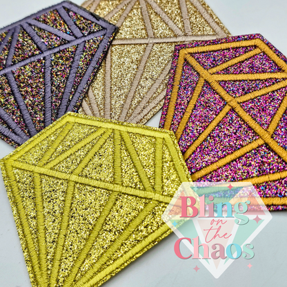 Embroidered Sparkle Diamond-Bling on the Chaos